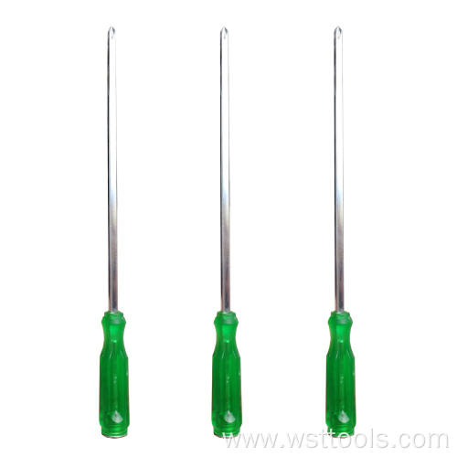 Long Blade Screwdriver with Slotted and Phillips Head